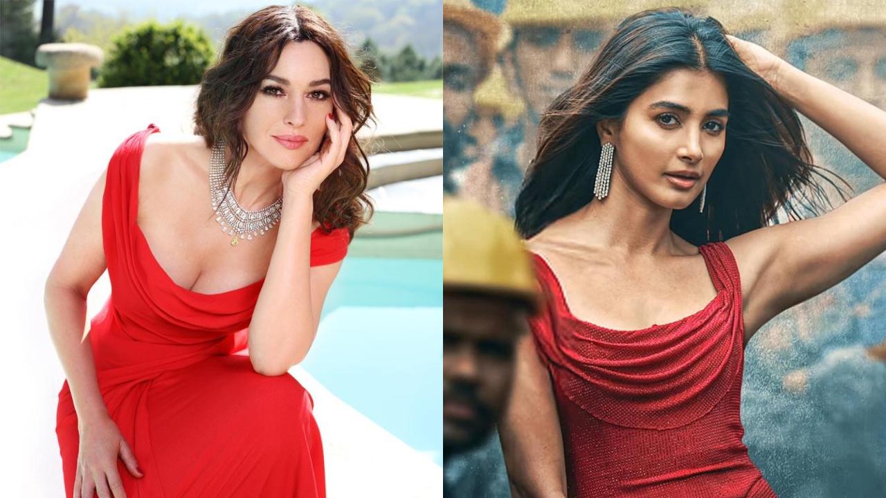 Pooja Hedge reacts as Monica Bellucci approves her song Monica from Coolie